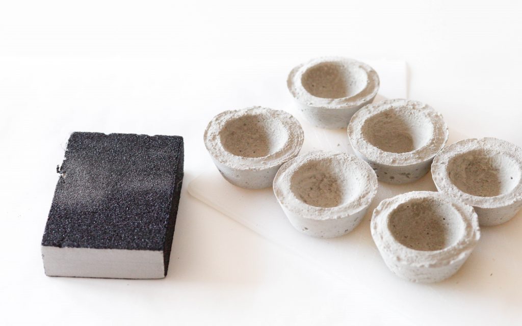 Eierbecher aus Beton - Schritt 4
