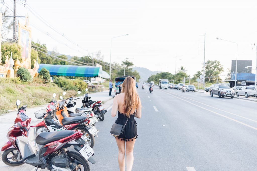 Rollerfahren in Thailand Khao Lak