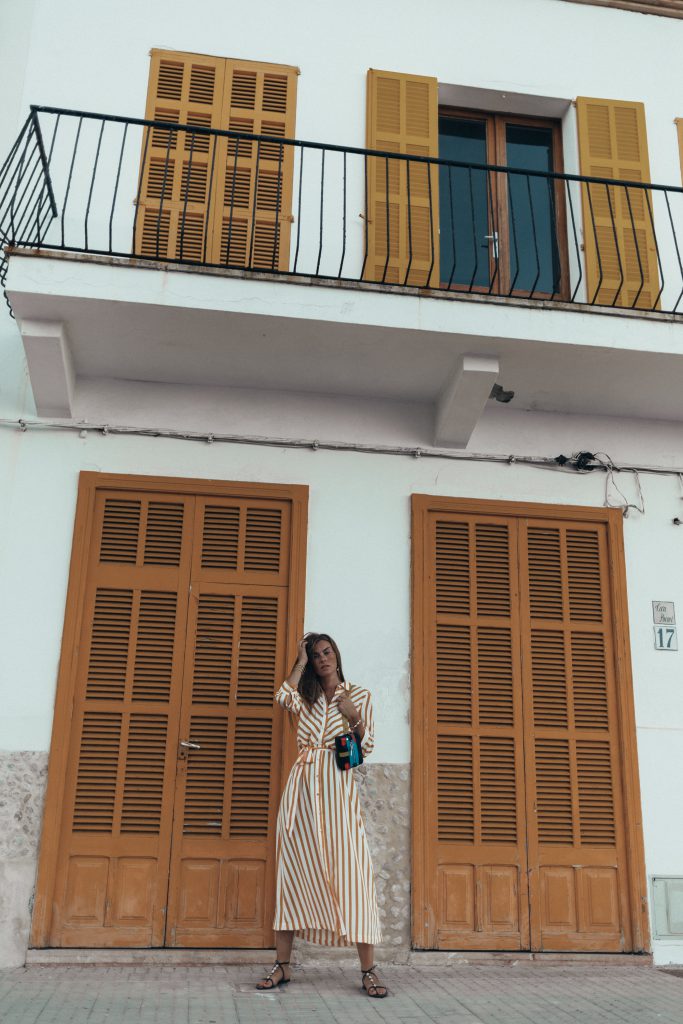 Yellow Stripes komplettes Outfit